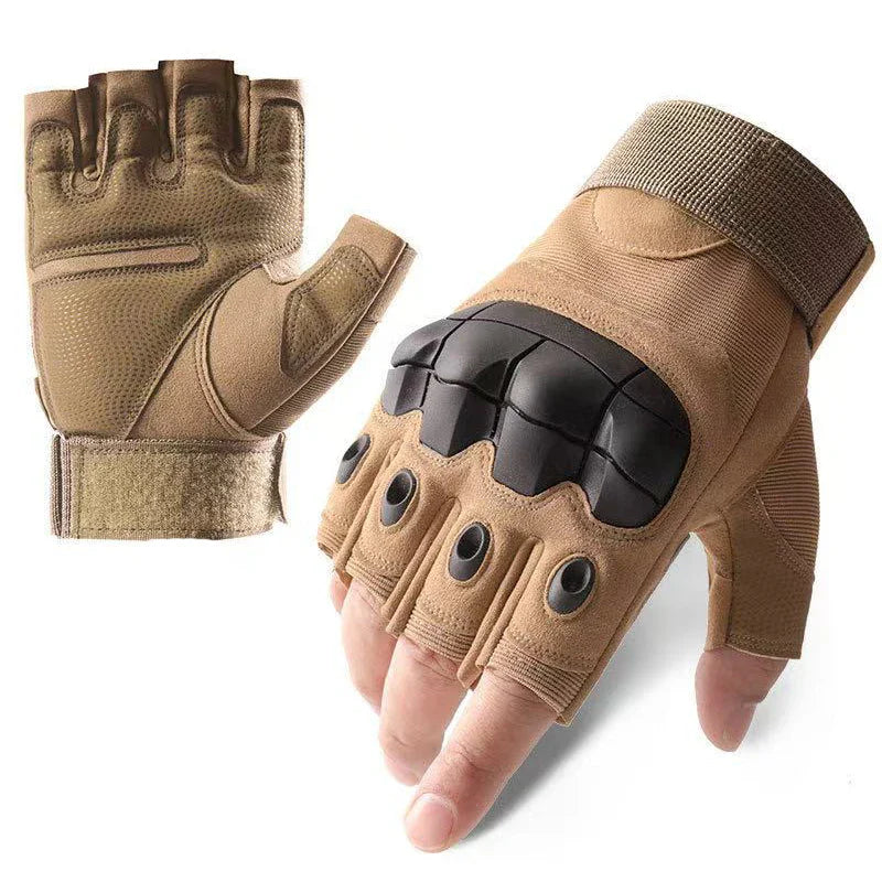 MilitaryKart Tactical Gloves – Hard Knuckle, Touchscreen, Full Finger & Fingerless Options