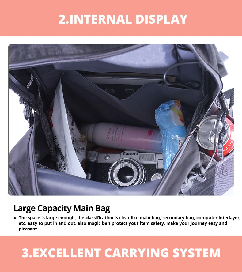 40L Outdoor Waterproof Hiking Backpack – Travel, Camping & Trekking Rucksack