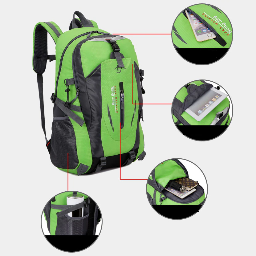 40L Outdoor Waterproof Hiking Backpack – Travel, Camping & Trekking Rucksack