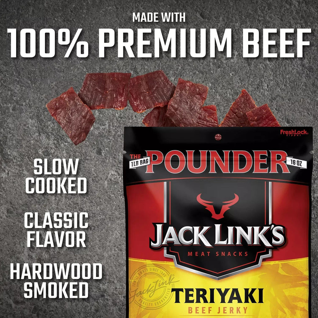 Jack Link's Beef Jerky, Teriyaki 16 oz