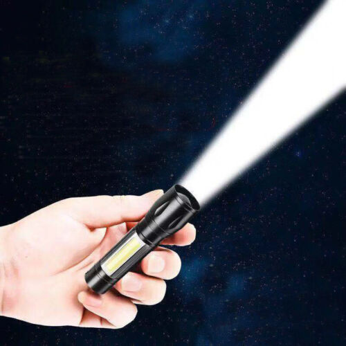 Mini Tactical Flashlight – 900 Lumen USB Rechargeable High Power EDC Camping & Emergency Torch | MilitaryKart