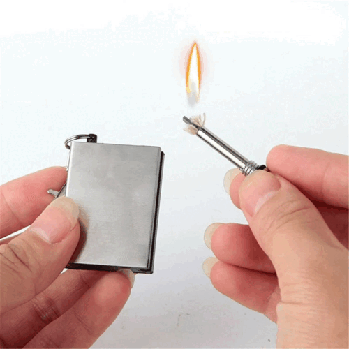 Emergency Fire Starter Kit – Flint Match Lighter Waterproof Magnesium Striker Survival Tool | MilitaryKart