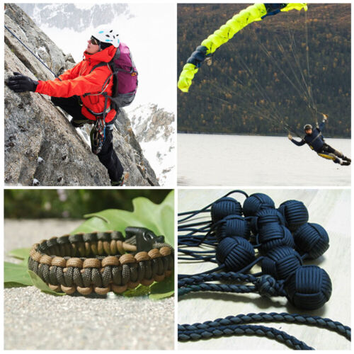 550LB Paracord Rope – Type III 7 Strand Mil-Spec Survival Cord for Camping, Hiking & Crafting