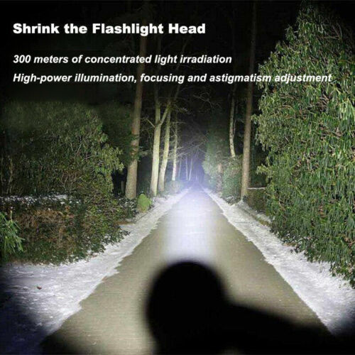 Mini Tactical Flashlight – 900 Lumen USB Rechargeable High Power EDC Camping & Emergency Torch | MilitaryKart