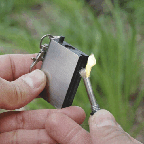 Emergency Fire Starter Kit – Flint Match Lighter Waterproof Magnesium Striker Survival Tool | MilitaryKart