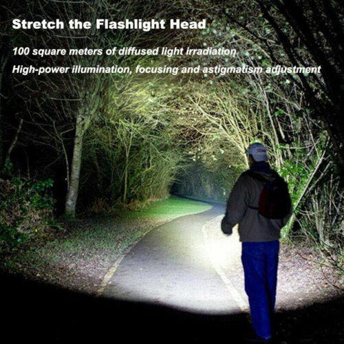 Mini Tactical Flashlight – 900 Lumen USB Rechargeable High Power EDC Camping & Emergency Torch | MilitaryKart