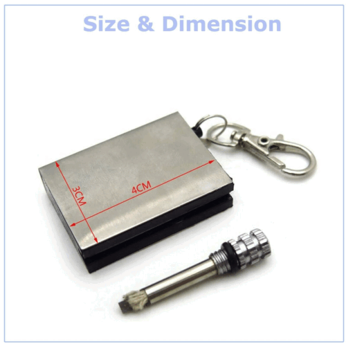 Emergency Fire Starter Kit – Flint Match Lighter Waterproof Magnesium Striker Survival Tool | MilitaryKart