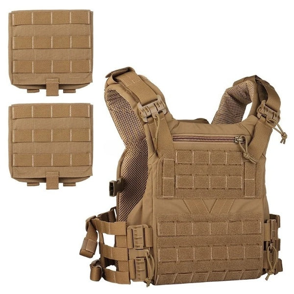 Tactical Vest with MOLLE System – Military Combat Plate Carrier (Adjustable, Breathable)